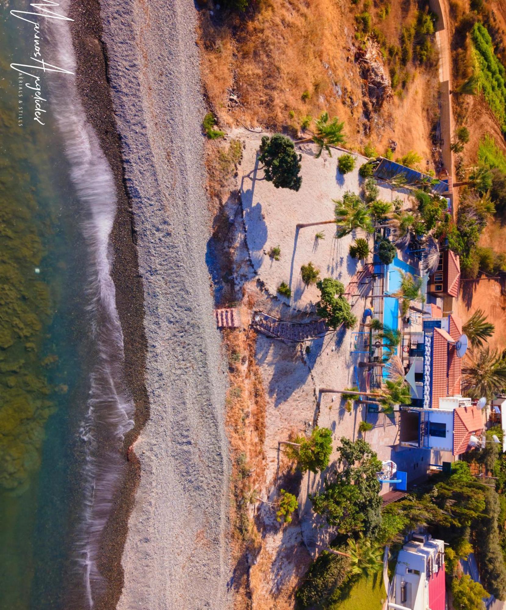 Astrofegia Beachfront Villa Pomos Exterior photo